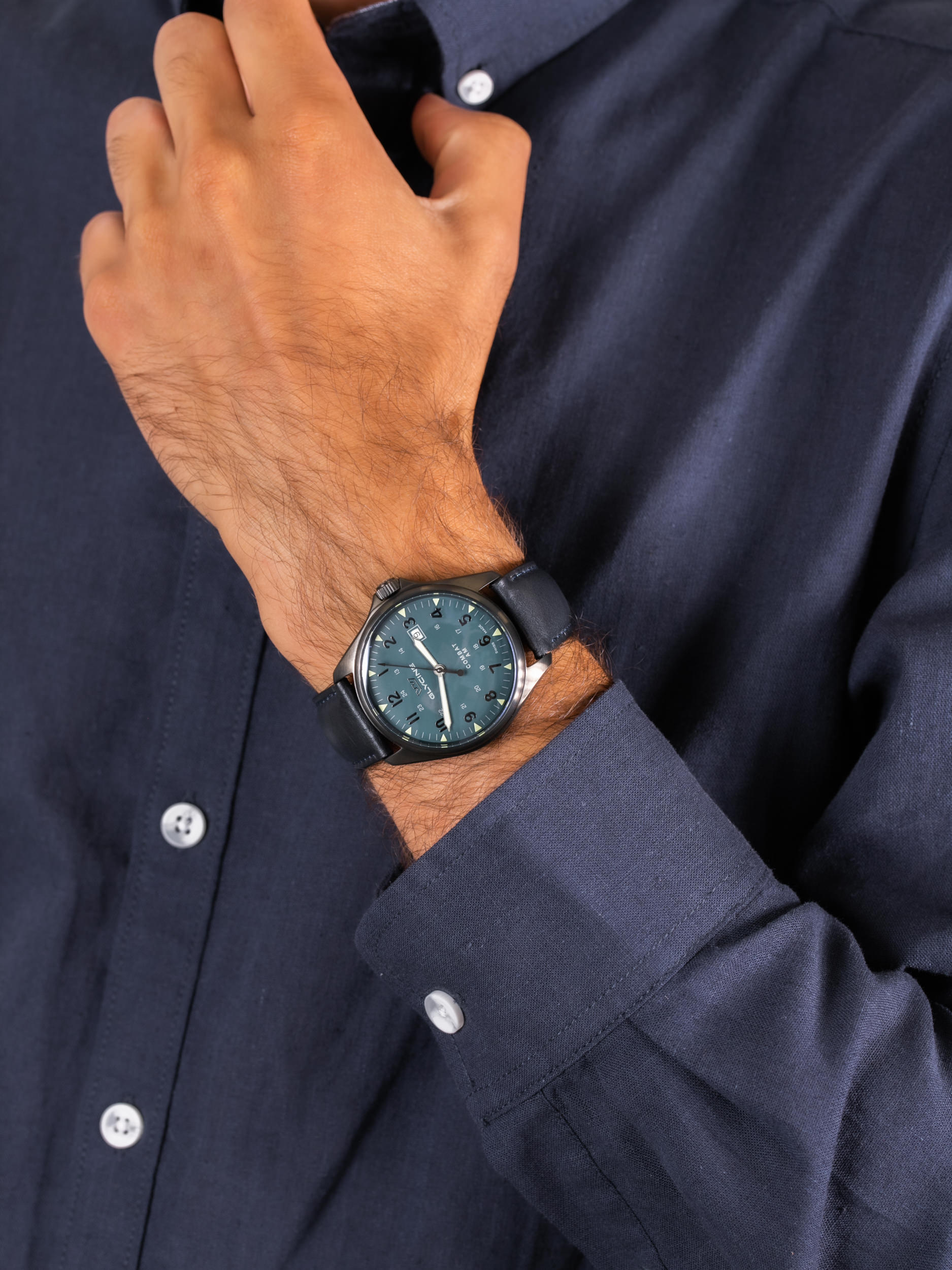 Glycine GL0299 męski zegarek Combat pasek - miniatura 3