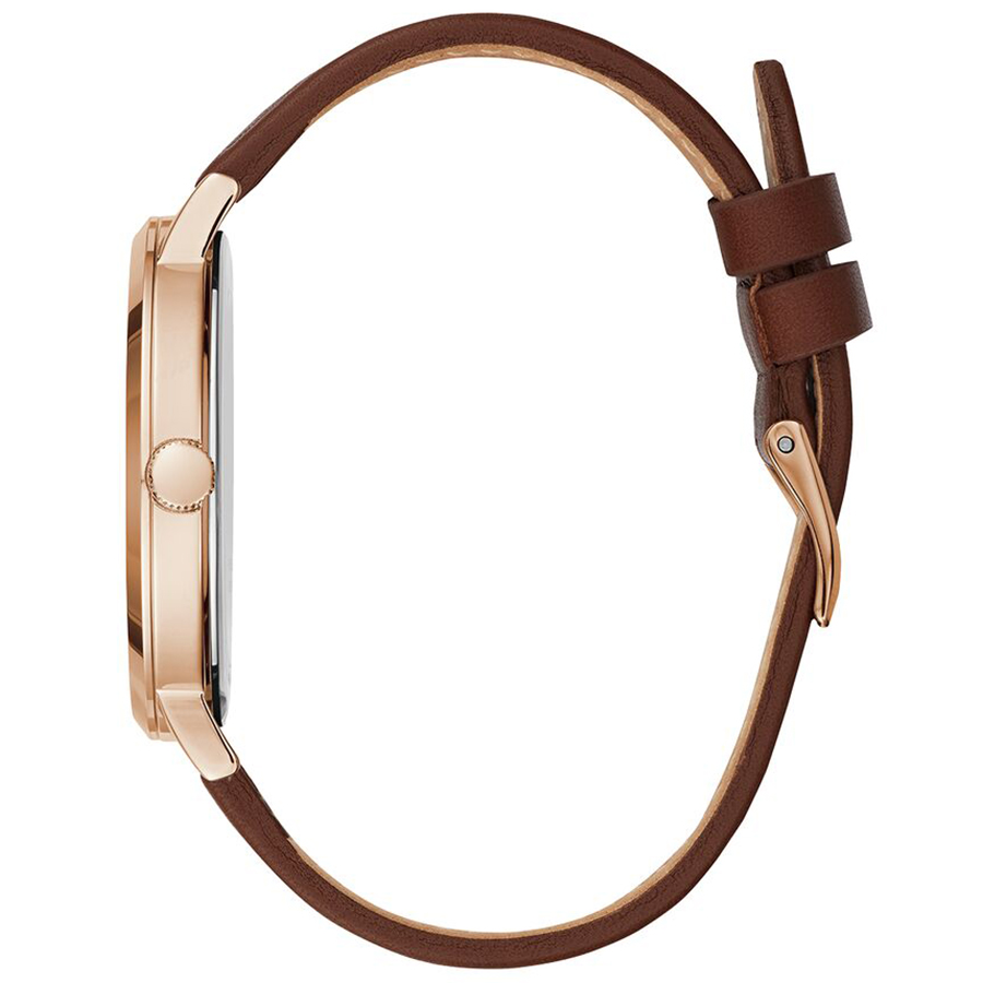 Guess GW0009G2 zegarek różowe złoto klasyczny Pasek pasek - miniatura 5