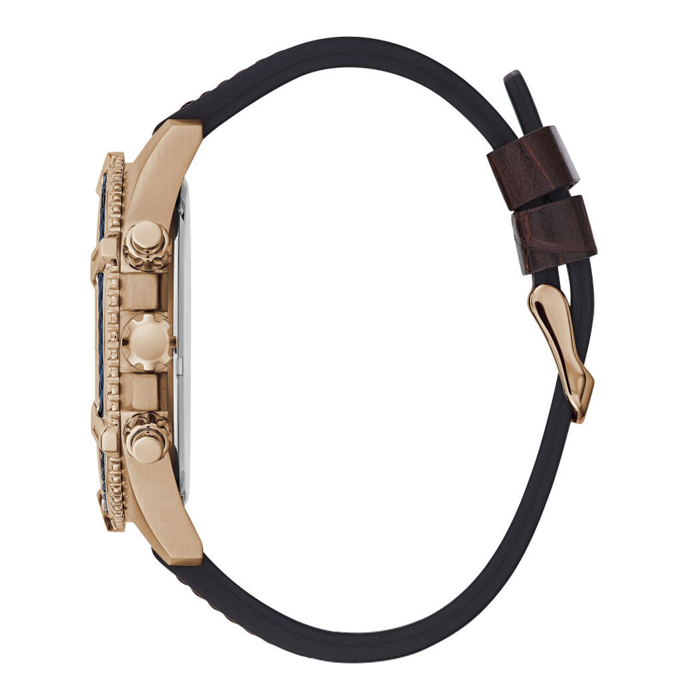 Guess GW0053G4 zegarek różowe złoto klasyczny Pasek pasek - miniatura 5