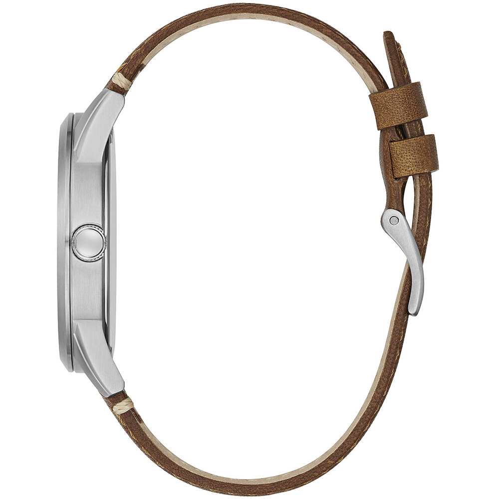 Guess W1186G1 zegarek srebrny klasyczny Pasek pasek - miniatura 5