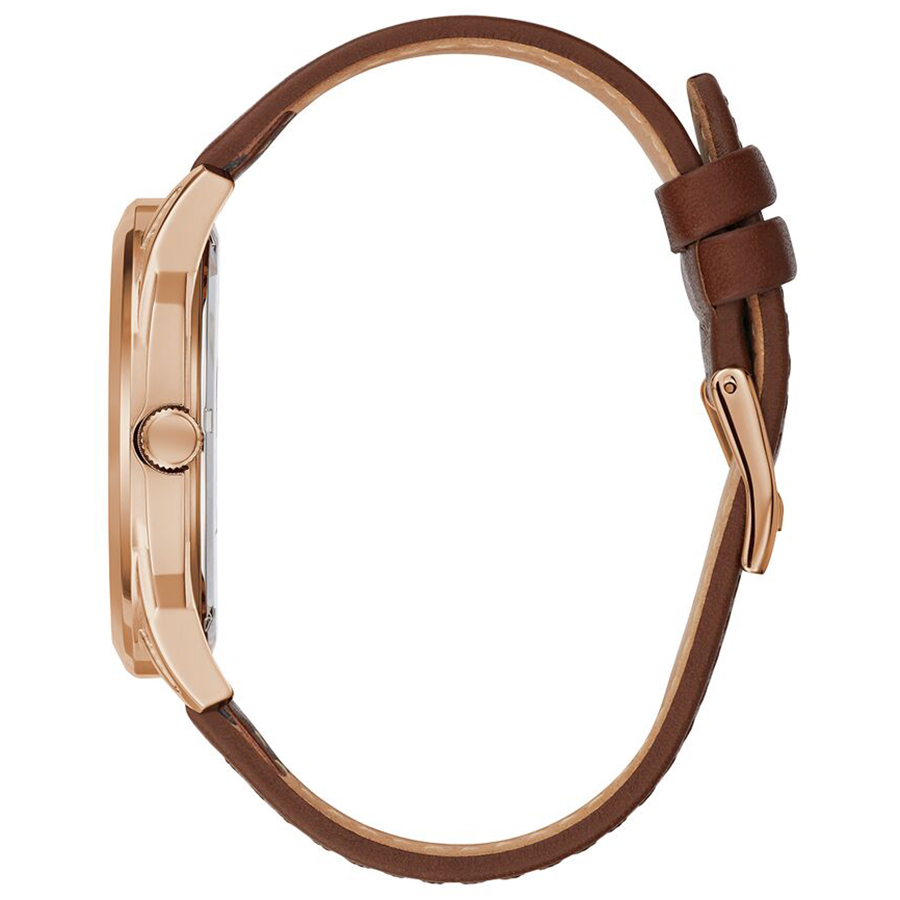 Guess W1217G2 zegarek różowe złoto klasyczny Pasek pasek - miniatura 5