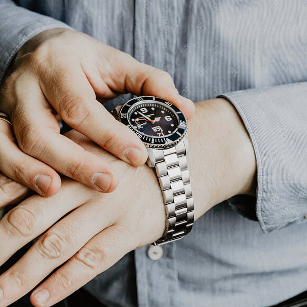 zegarek ICE Watch ICE.016032 kwarcowy męski ICE-BMW ICE Steel Black silver rozm. L - miniatura 6