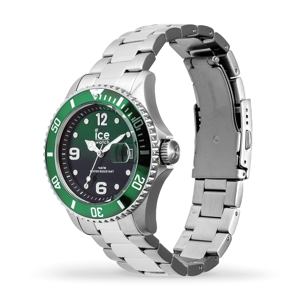 ICE Watch ICE.016544 ICE Steel Green silver zegarek klasyczny ICE-Steel - miniatura 4