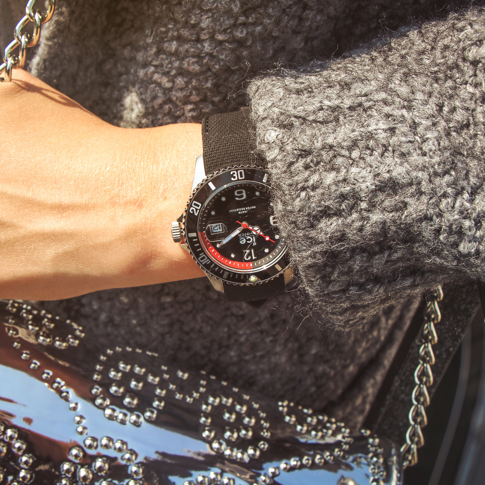 ICE Watch ICE.015773 ICE-Steel ICE Steel - Black rozm. L zegarek męski klasyczny mineralne - miniatura 6