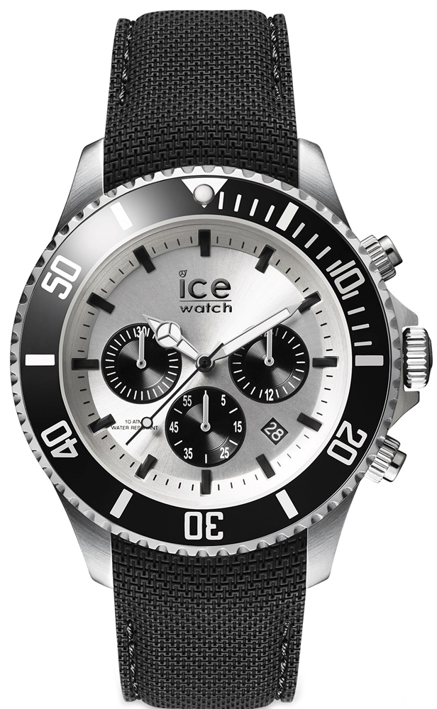 ICE Watch ICE Steel Black silver Chrono Rozm. L ICE.016302