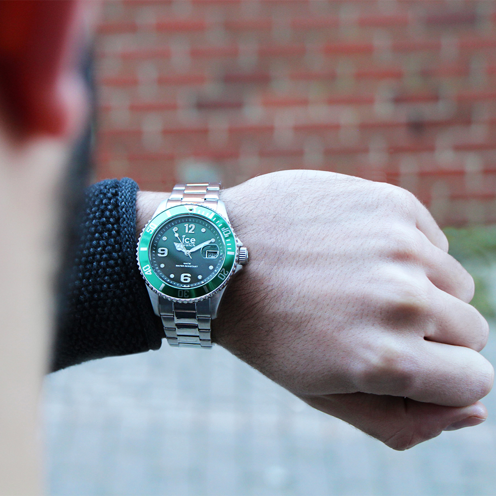 ICE Watch ICE.016544 ICE-Steel ICE Steel Green silver zegarek męski klasyczny mineralne - miniatura 8