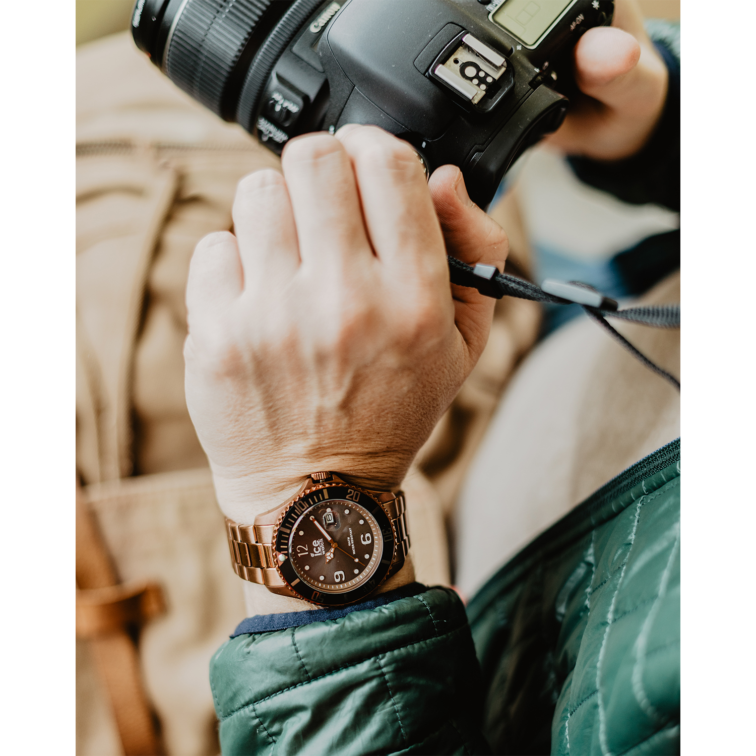zegarek ICE Watch ICE.016764 kwarcowy męski ICE-Steel ICE Steel Rose gold Rozm. L - miniatura 6