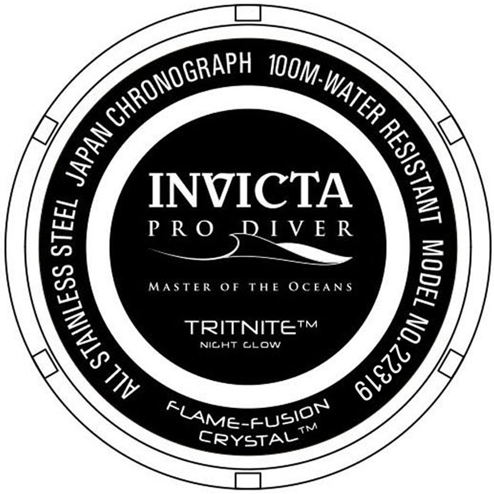 zegarek Invicta 22319 MASTER OF THE OCEAN męski z chronograf Pro Diver - miniatura 3