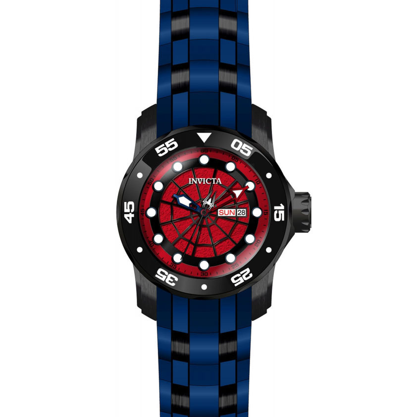 Invicta 25699 zegarek czarny fashion/modowy Marvel pasek - miniatura 5
