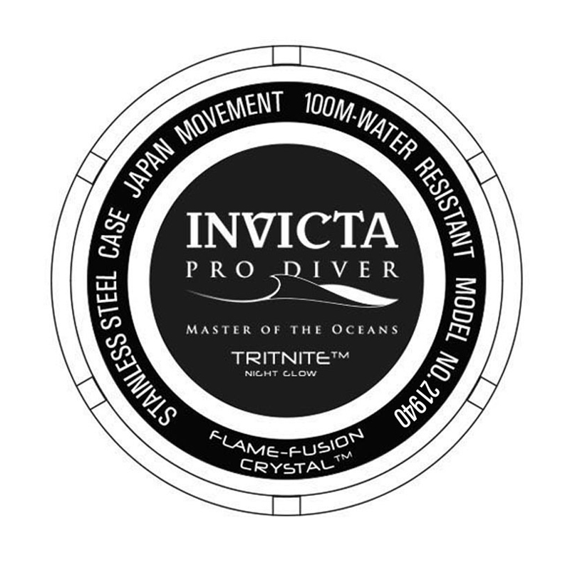 Invicta 21940 zegarek złoty klasyczny Pro Diver pasek - miniatura 5