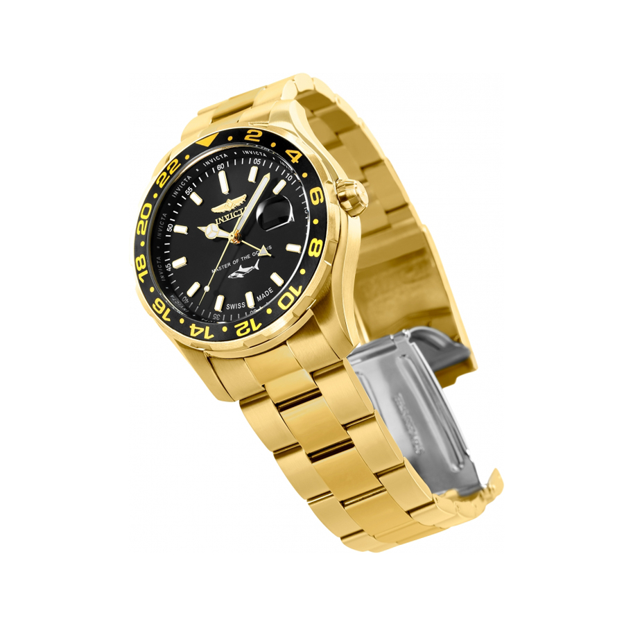 Invicta 25822 zegarek złoty klasyczny Pro Diver bransoleta - miniatura 5