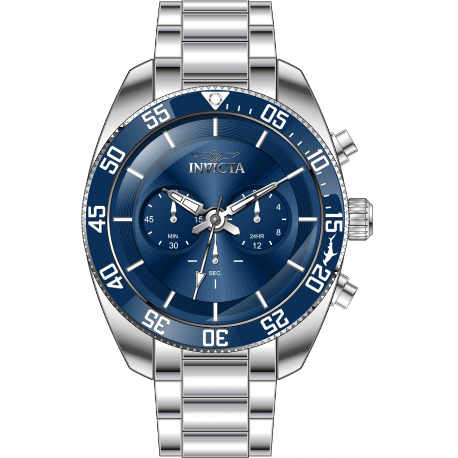 Invicta 30055 zegarek srebrny sportowy Pro Diver bransoleta - miniatura 5