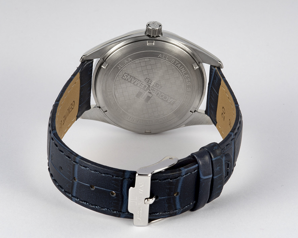 Jacques Lemans 1-1859C zegarek srebrny klasyczny Classic pasek - miniatura 5