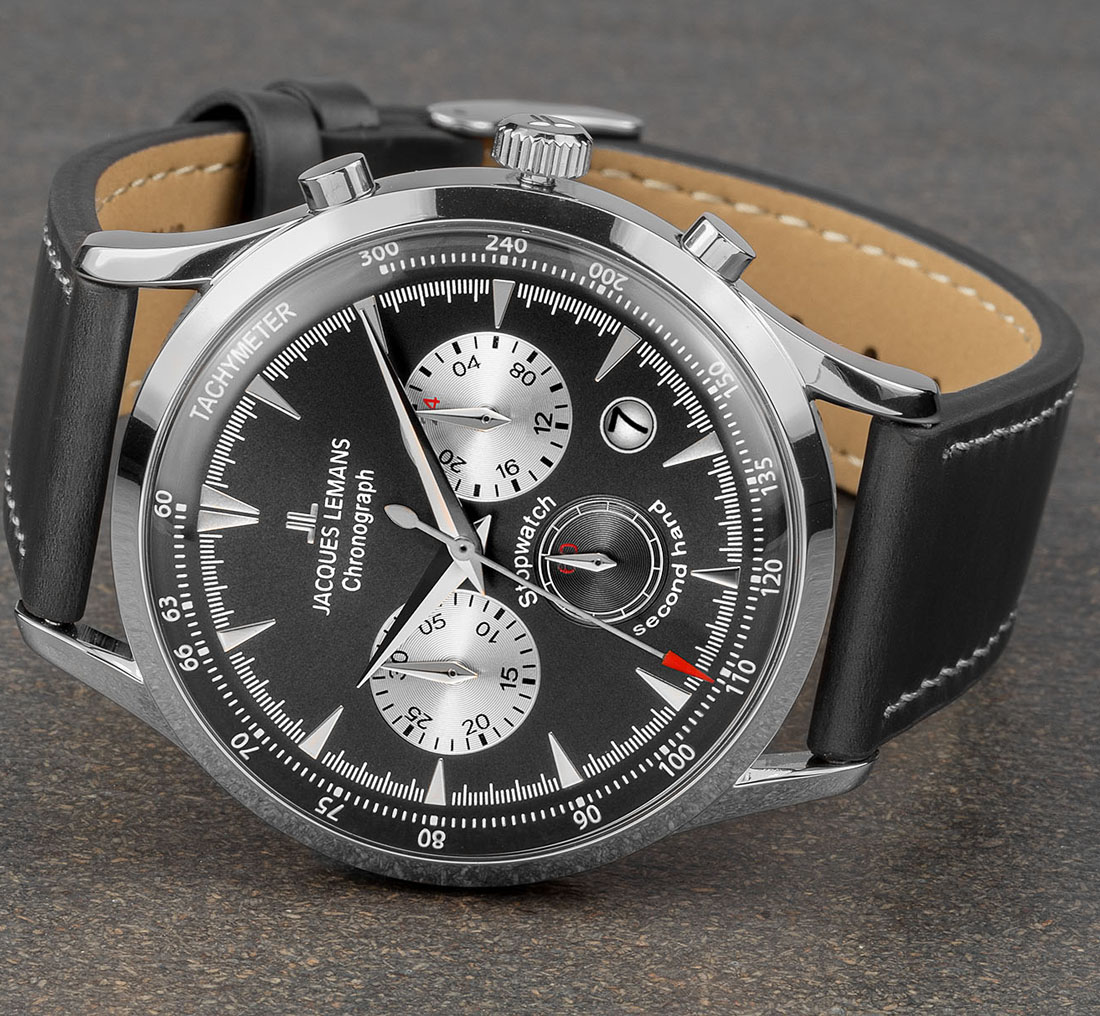 Jacques Lemans 1-2068A zegarek klasyczny Retro Classic - miniatura 4