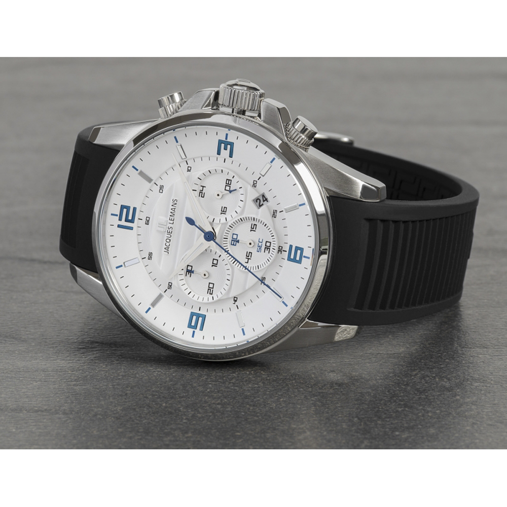 zegarek Jacques Lemans 1-1799B męski z chronograf Sport - miniatura 3