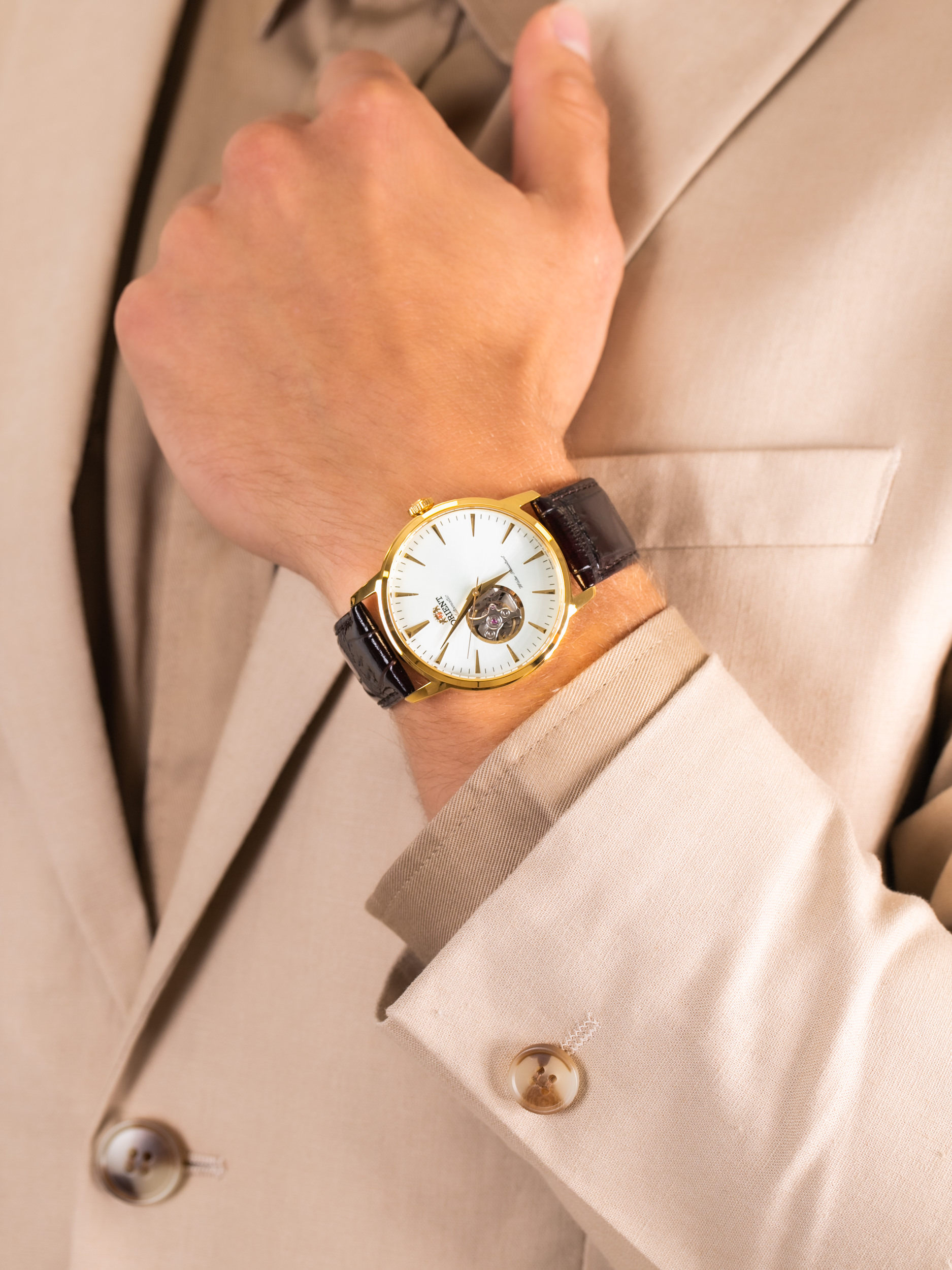 Orient FAG02003W0 męski zegarek Contemporary pasek - miniatura 3