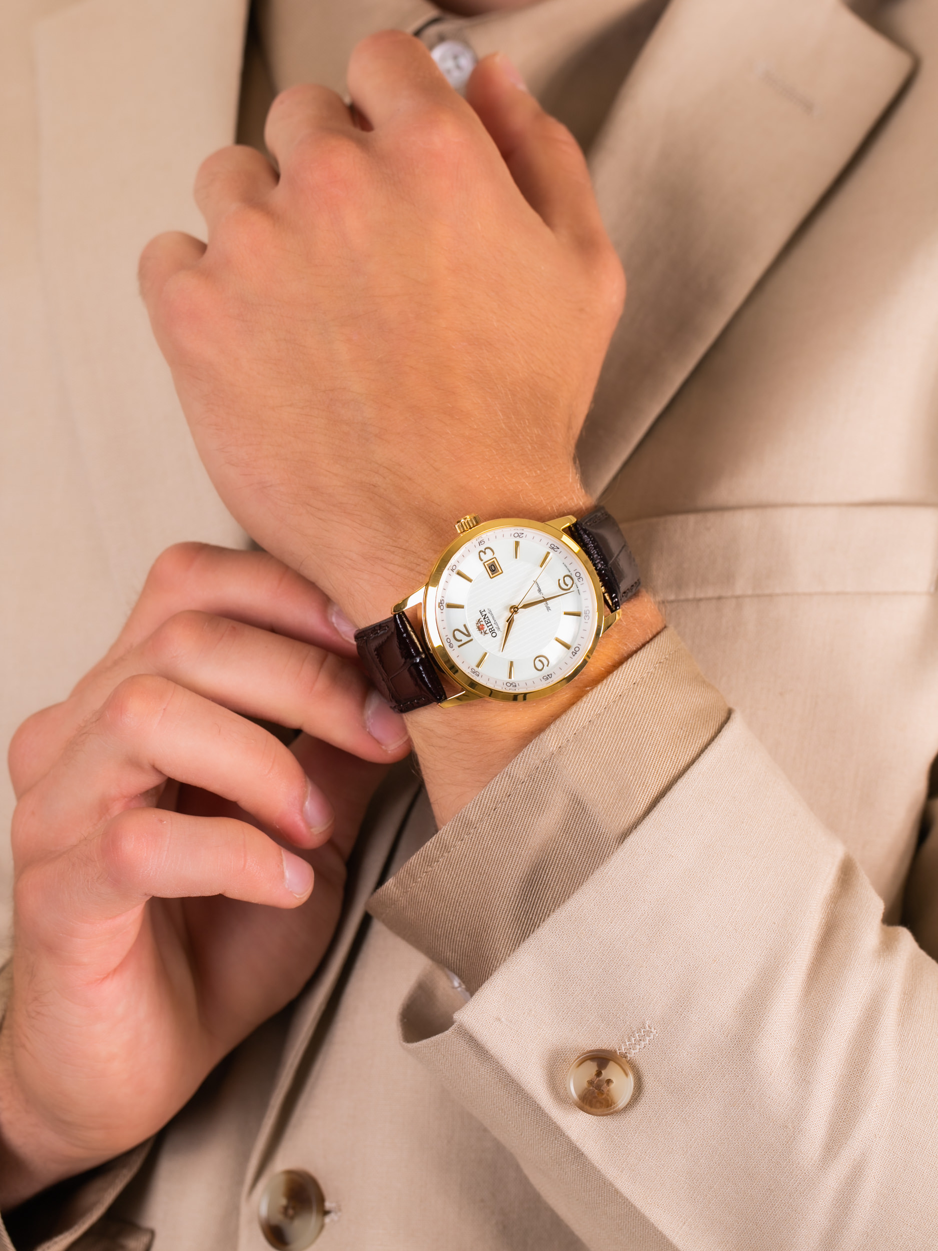 Orient FER27004W0 męski zegarek Contemporary pasek - miniatura 3