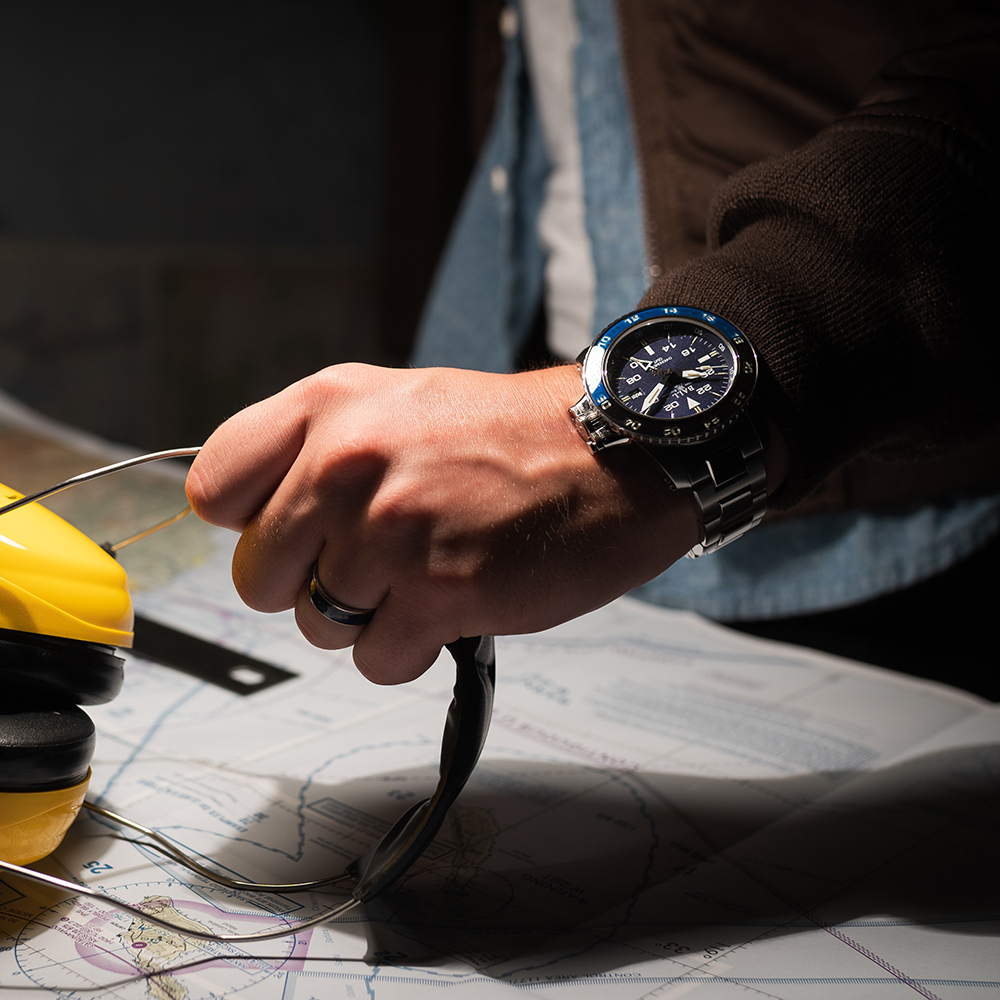 Ball DG2018C-S10C-BE Engineer Hydrocarbon AeroGMT II zegarek męski klasyczny szafirowe - miniatura 8