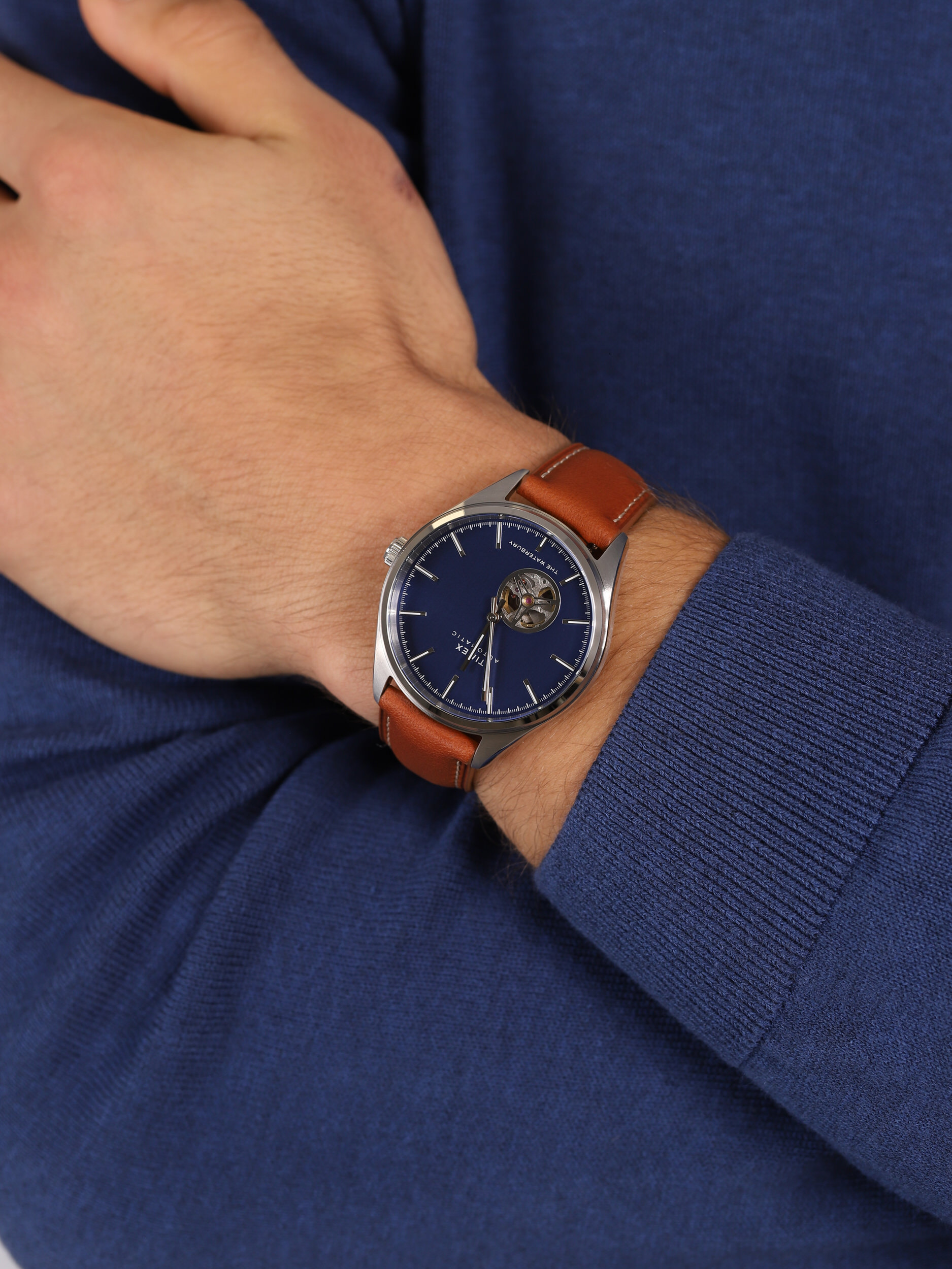 Timex TW2U37700 męski zegarek Waterbury pasek - miniatura 3