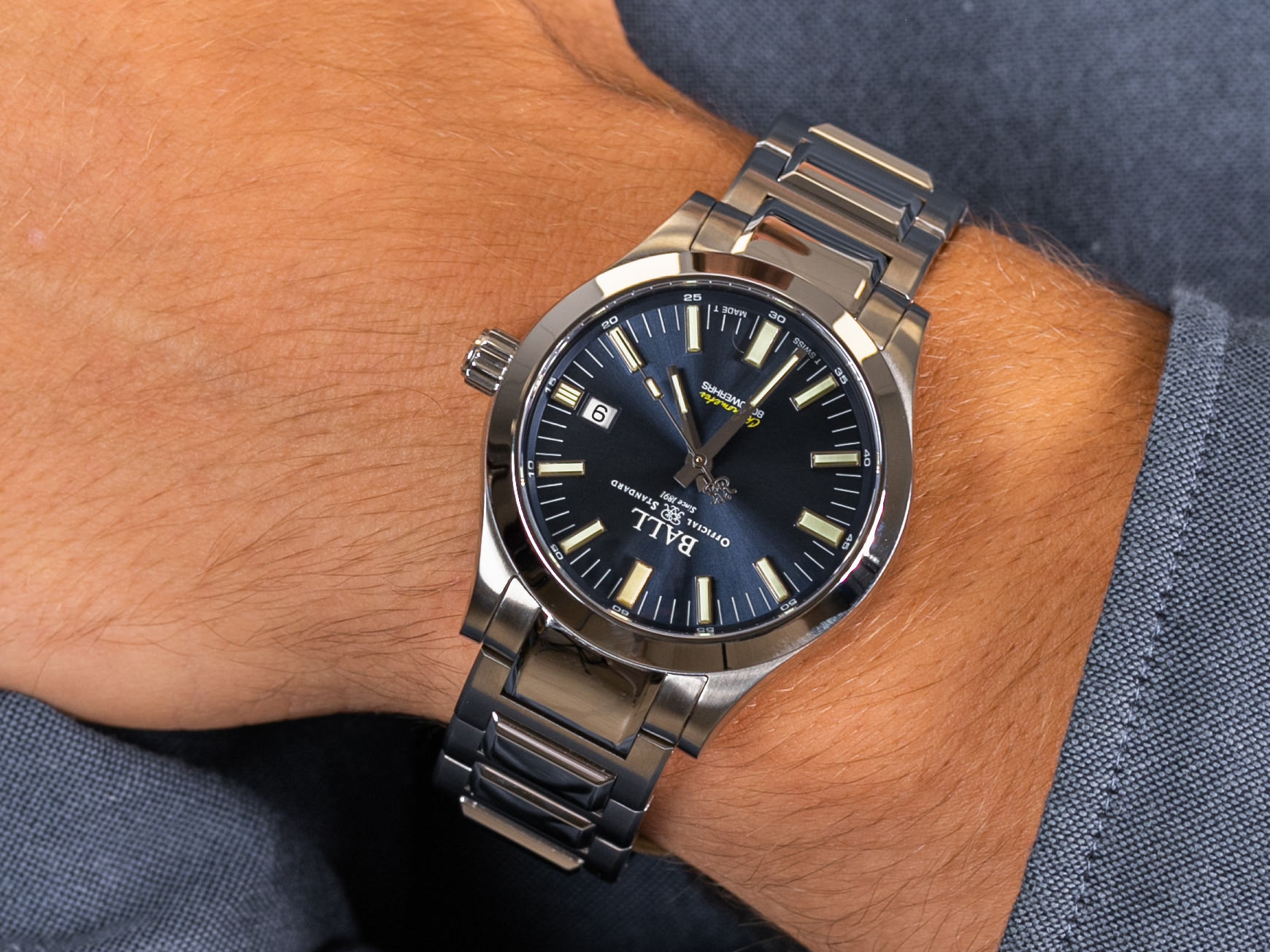 Ball NM2032C-S1C-BE Engineer M Marvelight Automatic Chronometer zegarek klasyczny Engineer M - miniatura 4