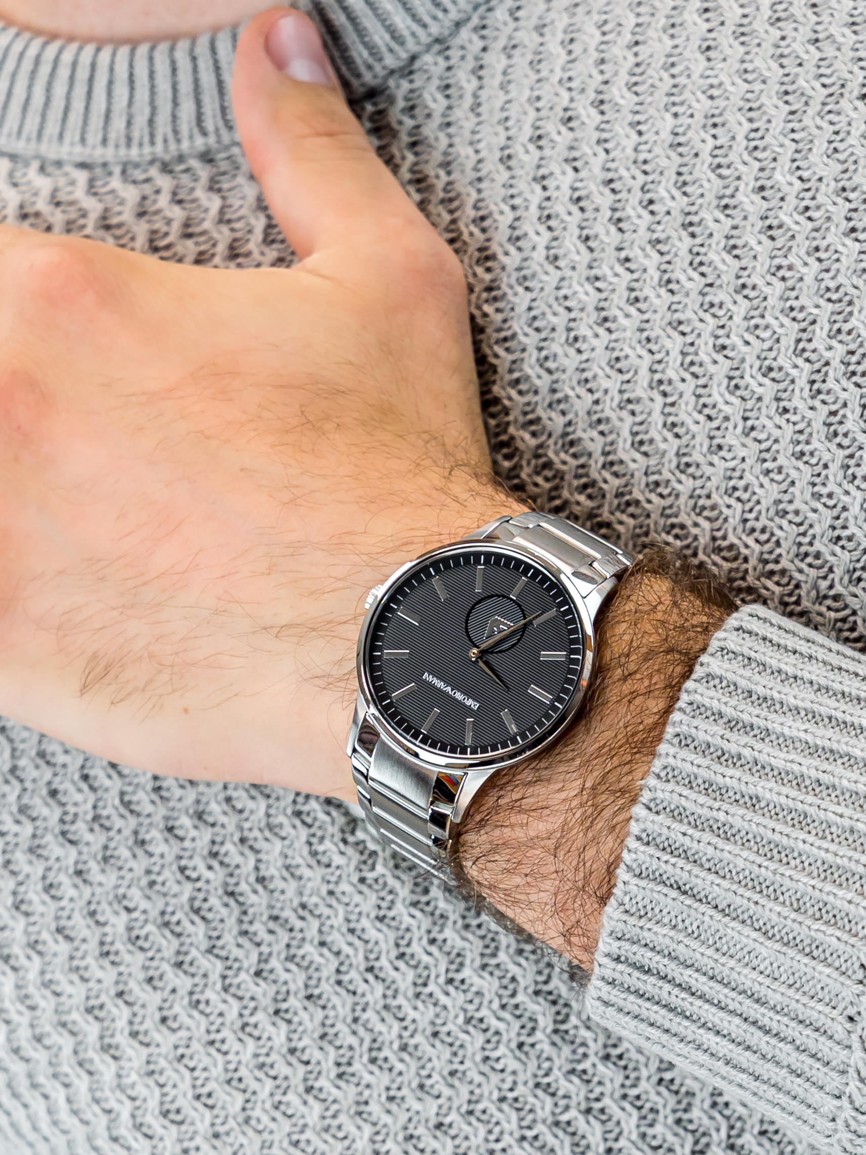 Emporio Armani AR11118 męski zegarek Classics bransoleta - miniatura 3