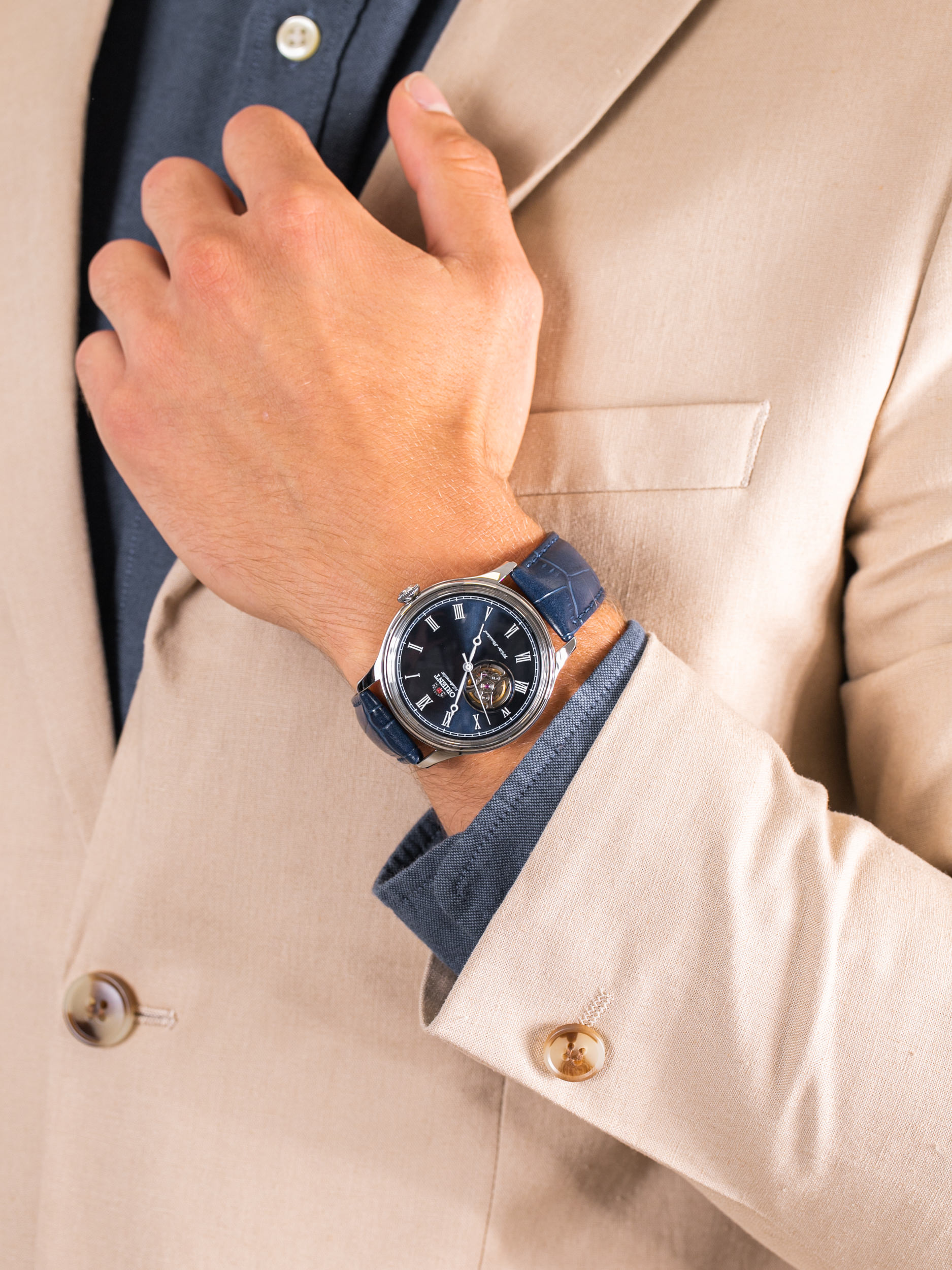Orient FAG00004D0 męski zegarek Classic pasek
