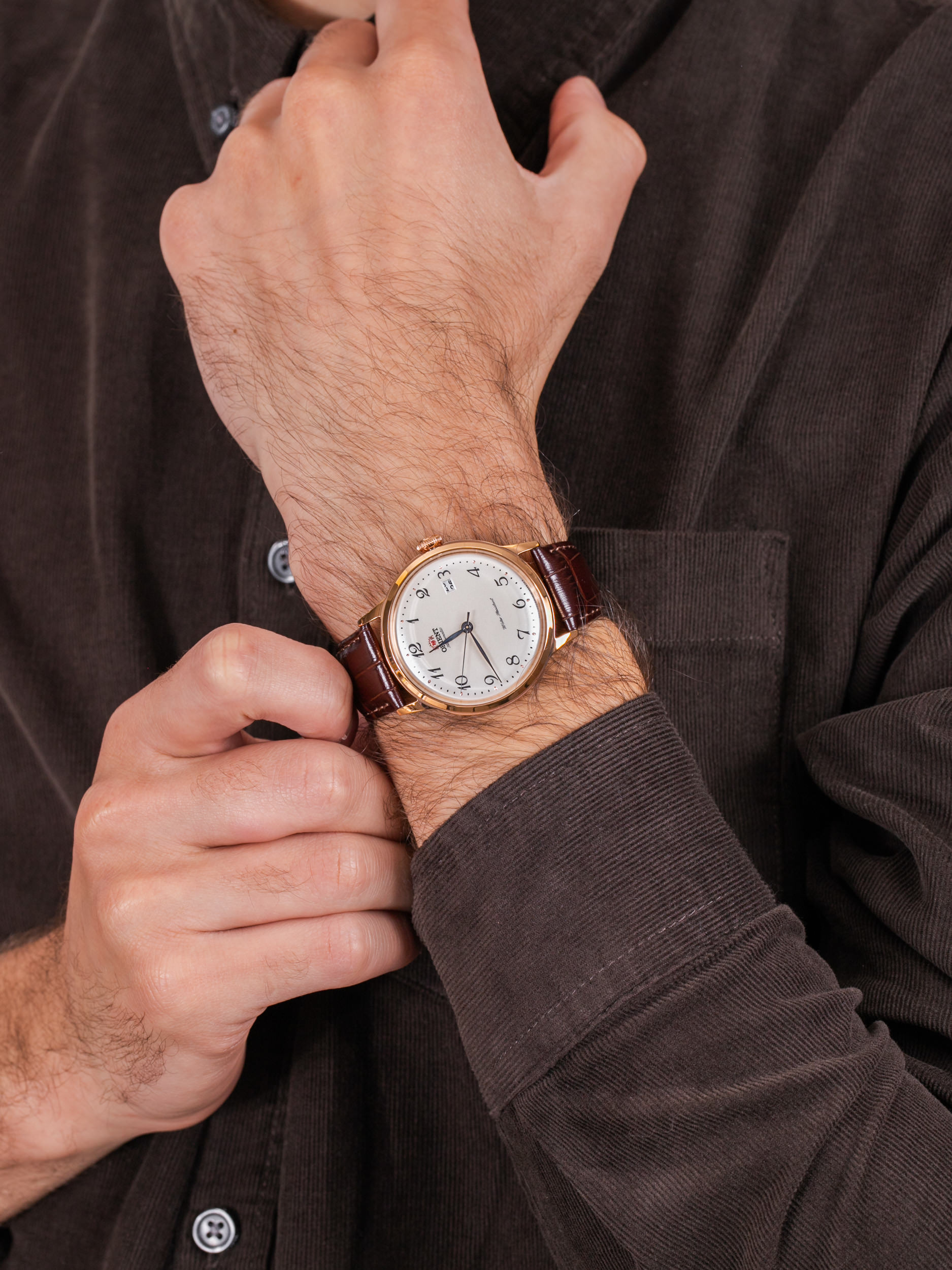 Orient RA-AC0001S10B męski zegarek Classic pasek - miniatura 3