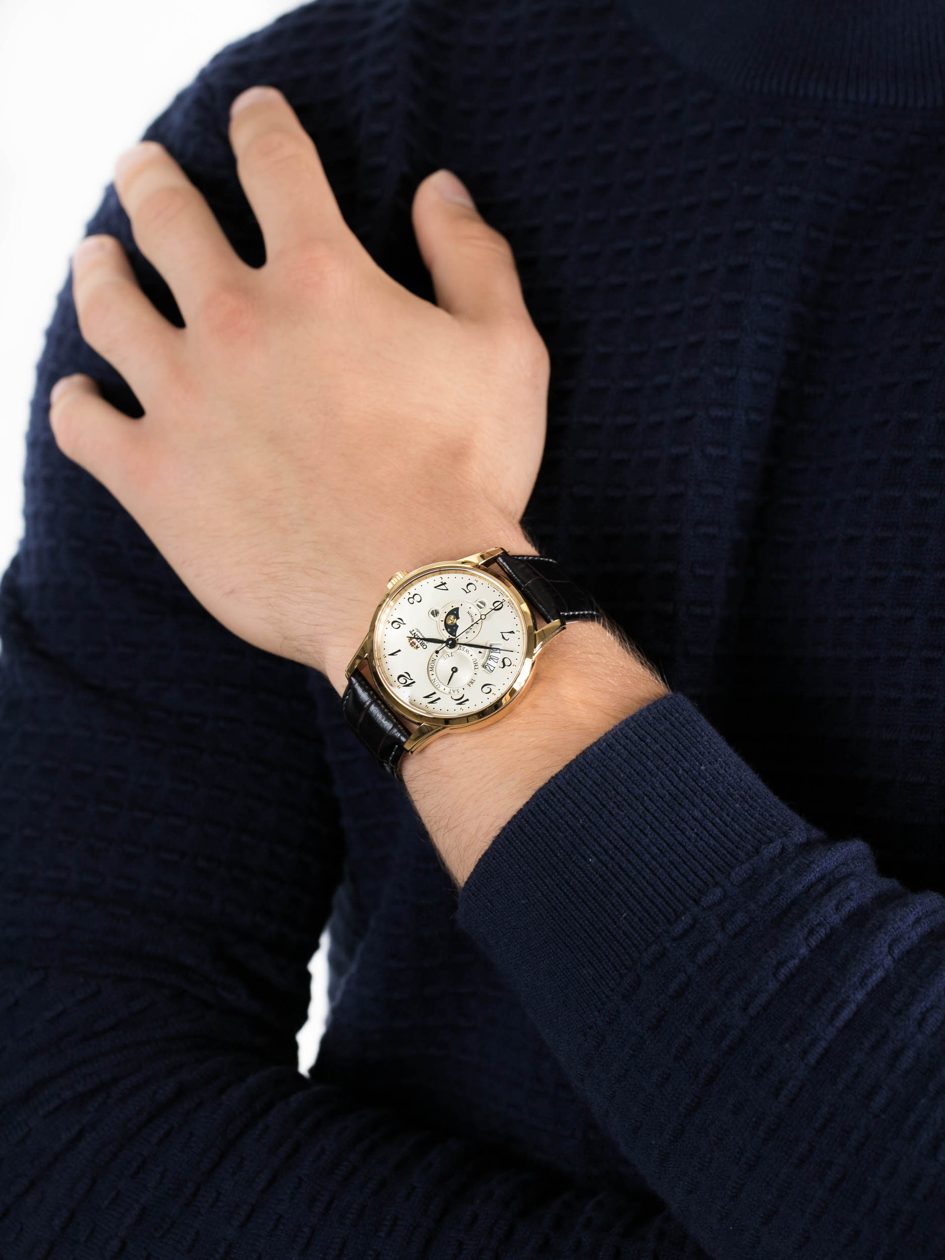 Orient RA-AK0002S10B męski zegarek Classic pasek - miniatura 3