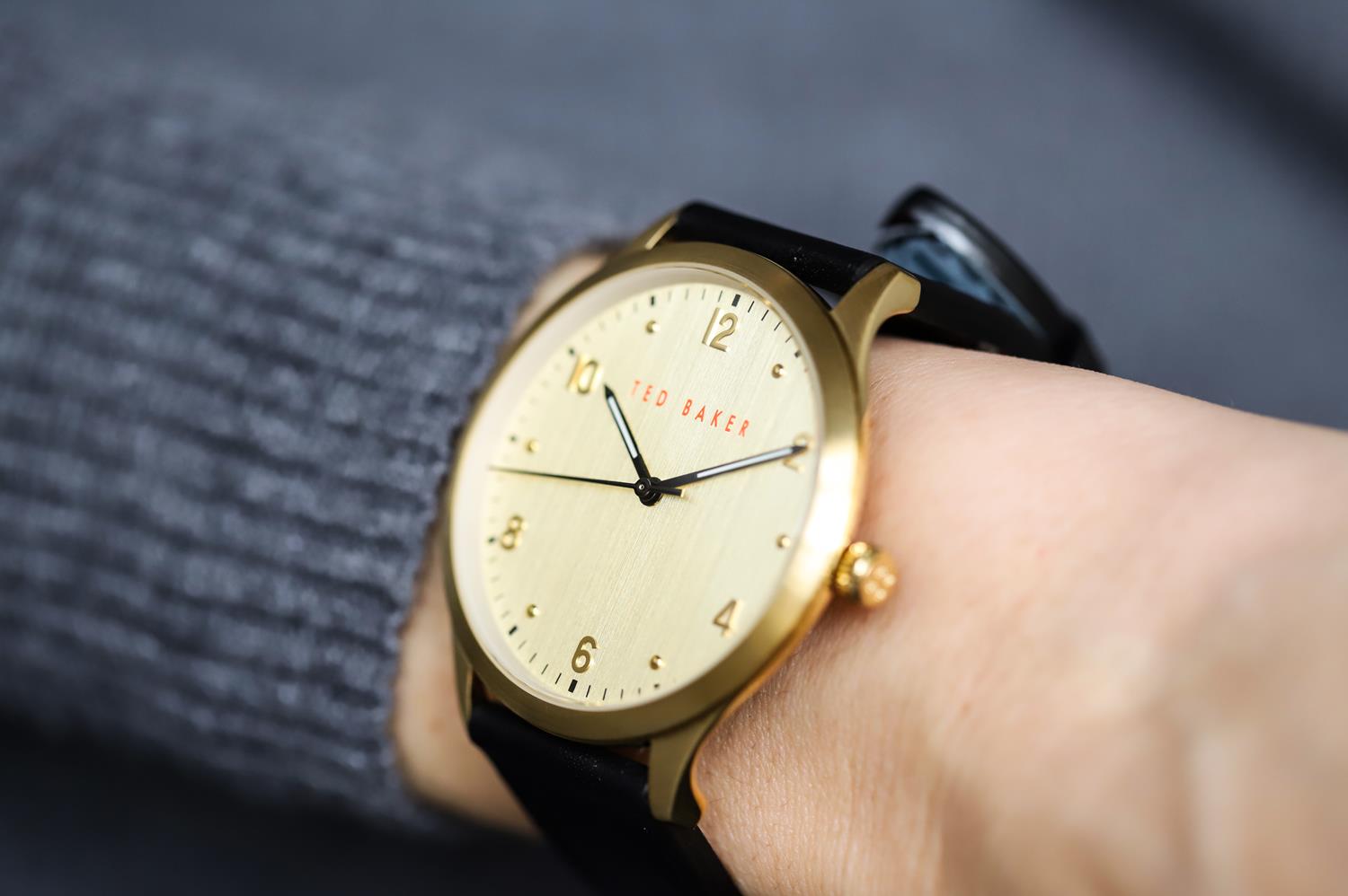Ted Baker BKPMHF905 pasek Manhaa zegarek męski klasyczny mineralne - miniatura 8