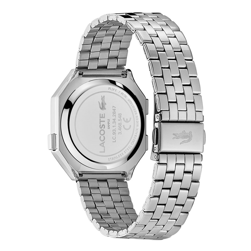 Lacoste 2020136 zegarek srebrny sportowy Damskie bransoleta - miniatura 5