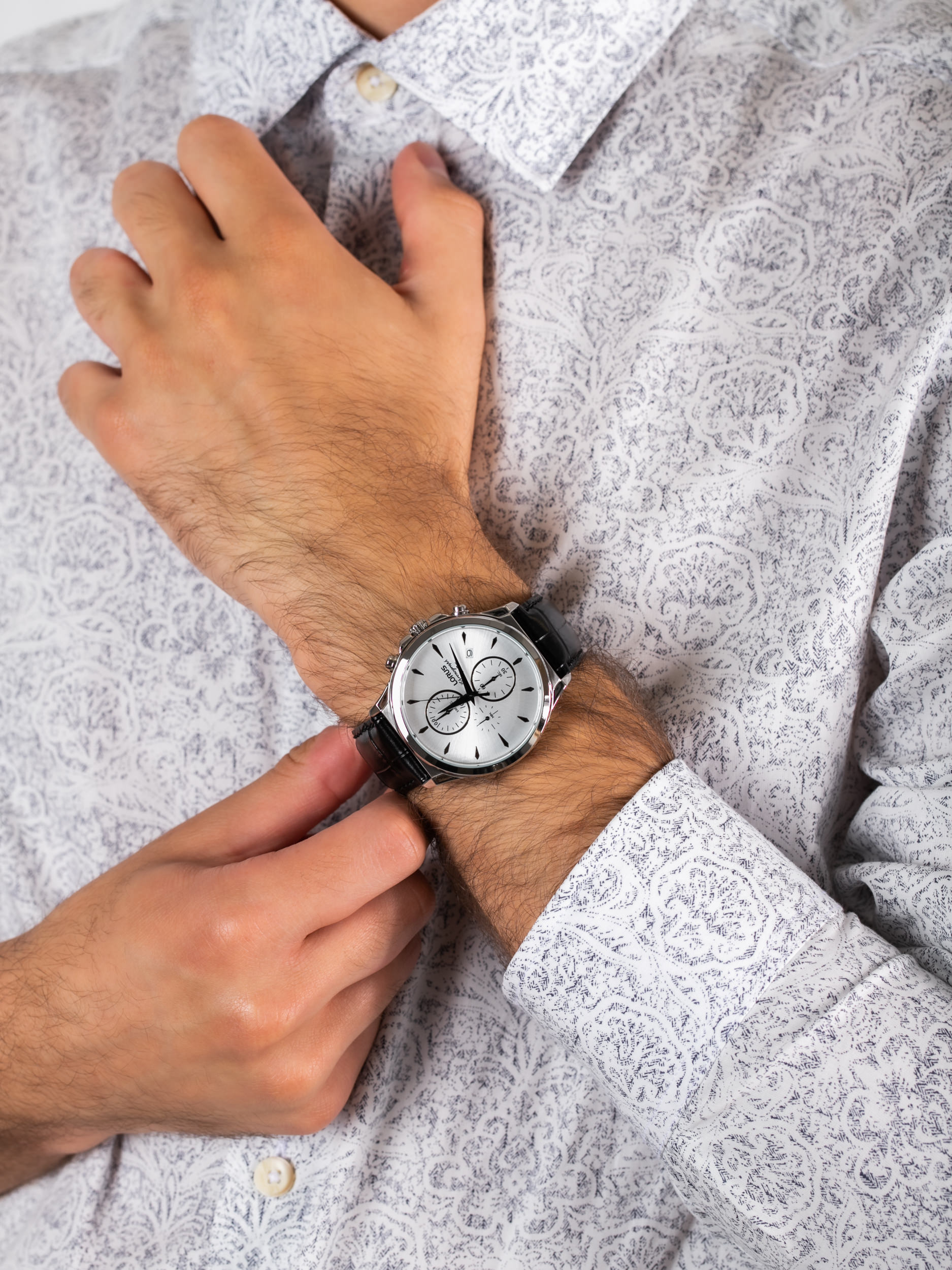 zegarek Lorus RM301FX9 męski z chronograf Klasyczne - miniatura 3