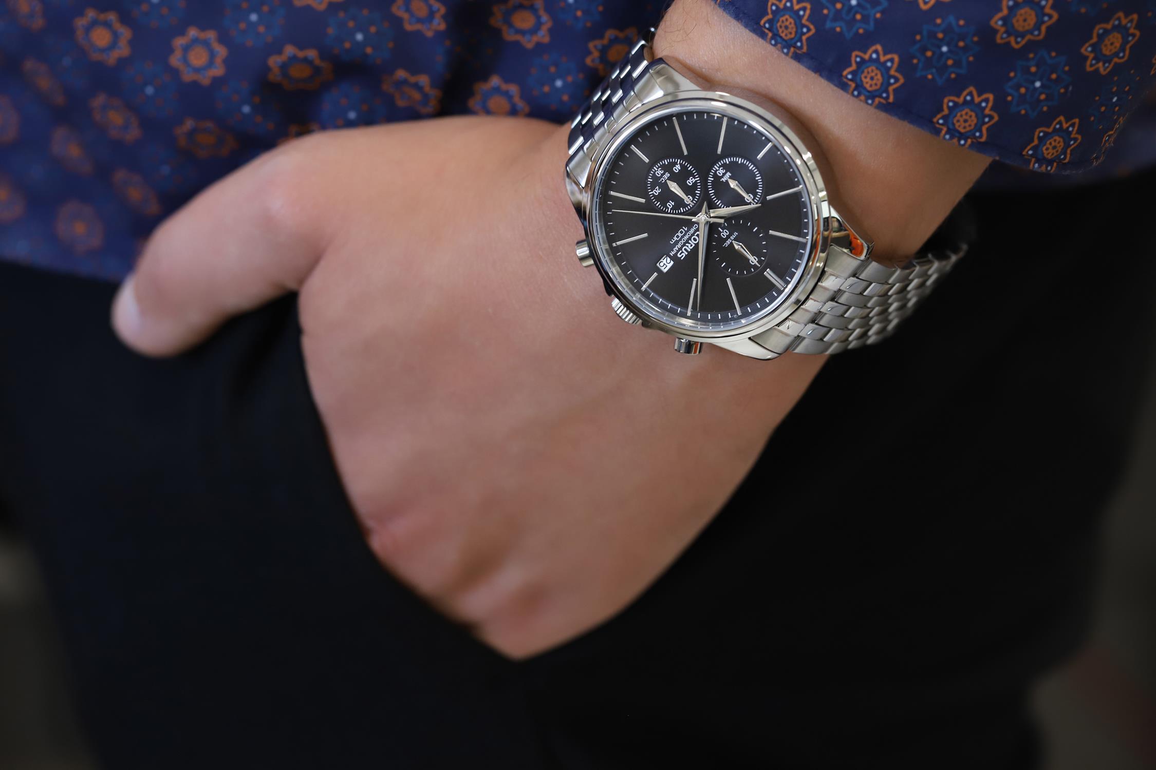 zegarek Lorus RM321EX9 męski z chronograf Sportowe