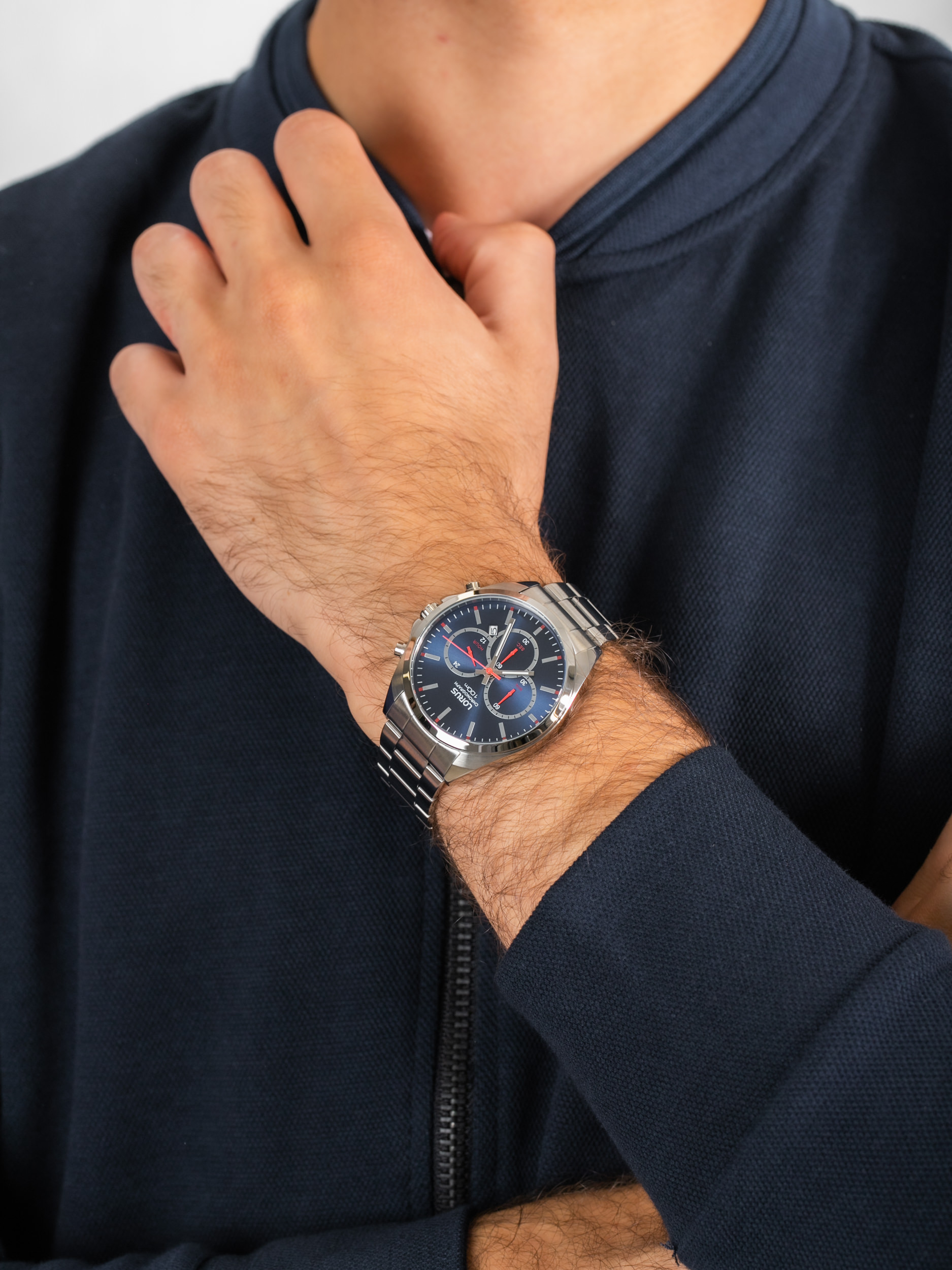 zegarek Lorus RT363GX9 męski z chronograf Sportowe - miniatura 3
