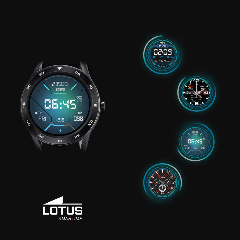 zegarek Lotus L50013-2 DODATKOWY PASEK GRATIS męski z krokomierz Smartime - miniatura 6