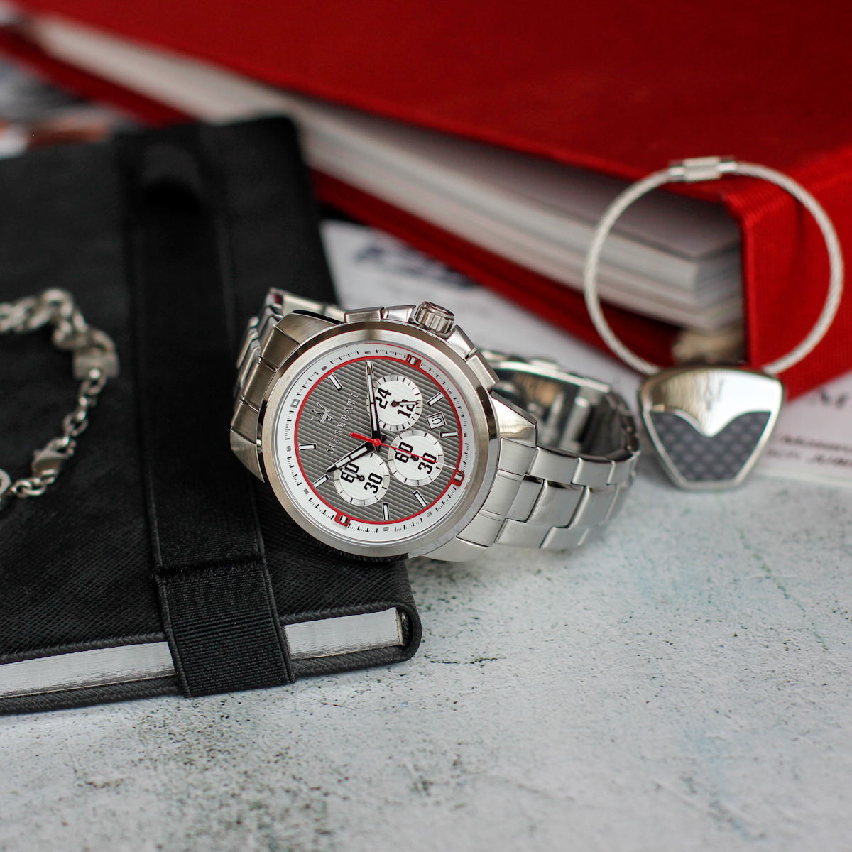 zegarek Maserati R8873637003 ROYALE męski z chronograf Royale - miniatura 6