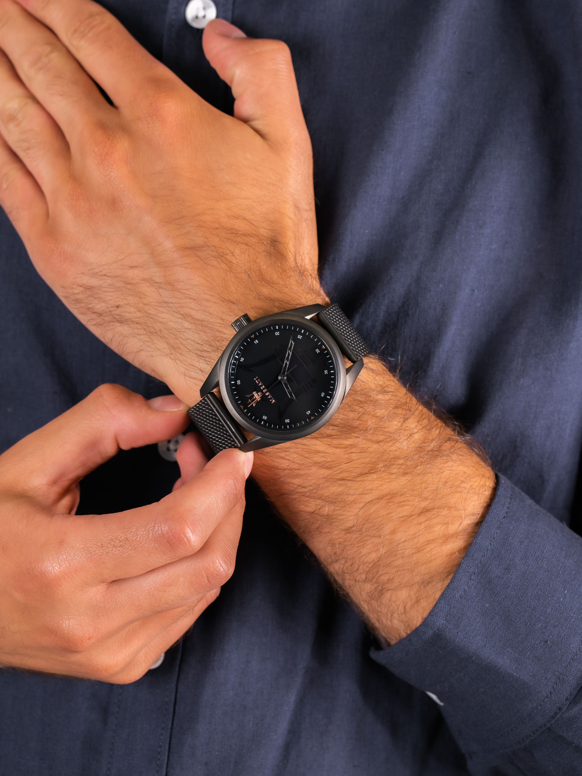 zegarek Maserati R8853112001 TRAGUARDO SMARTWATCH męski z chronograf Traguardo - miniatura 3