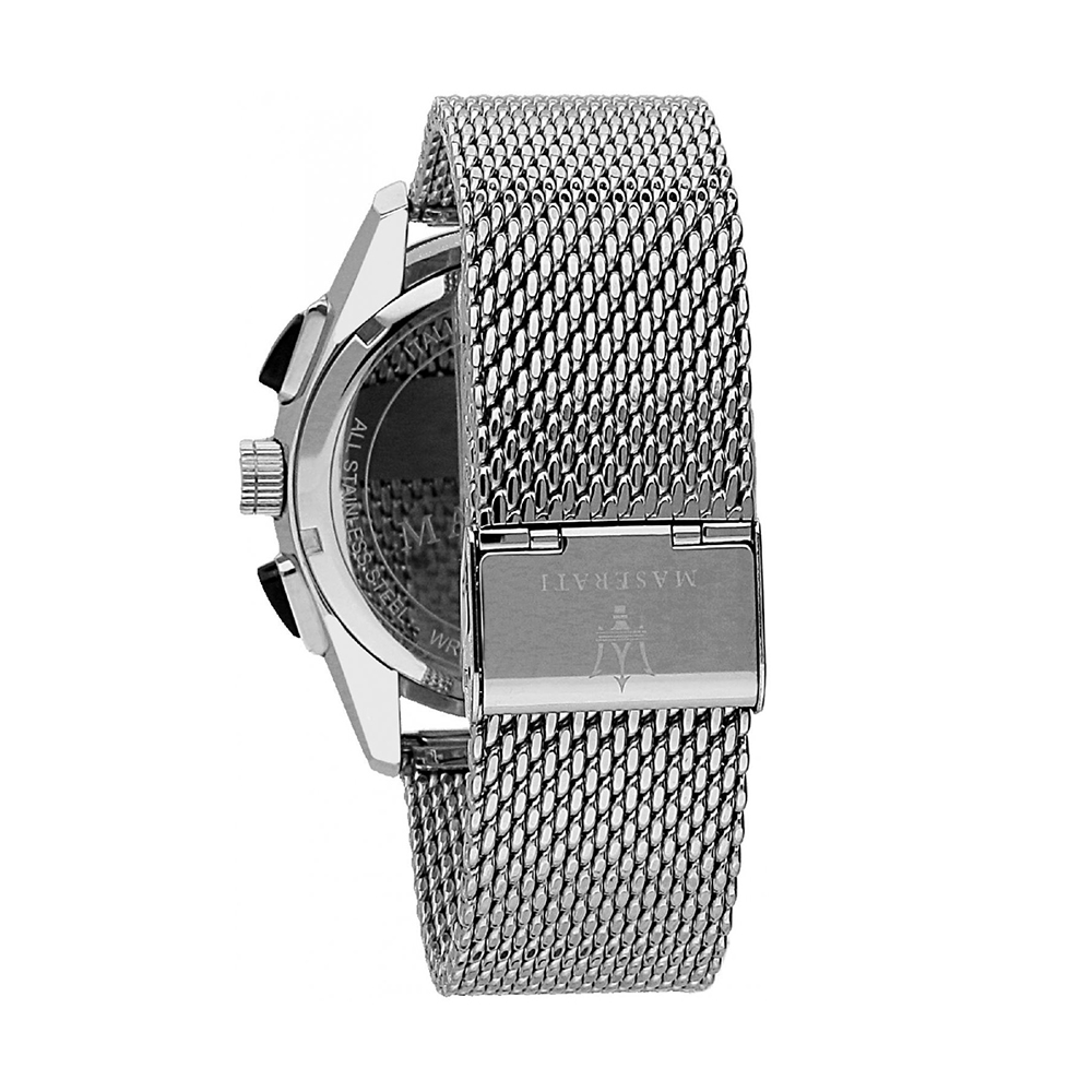 Maserati R8873612005 zegarek srebrny sportowy Traguardo bransoleta