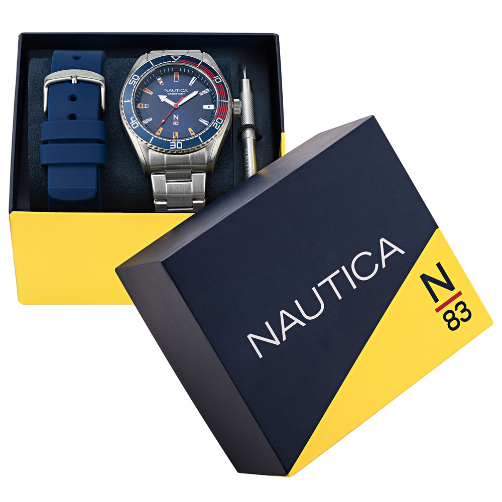 N-83 NAPFWS013 FINN WORLD BOX SET zegarek klasyczny Nautica N-83 - miniatura 4