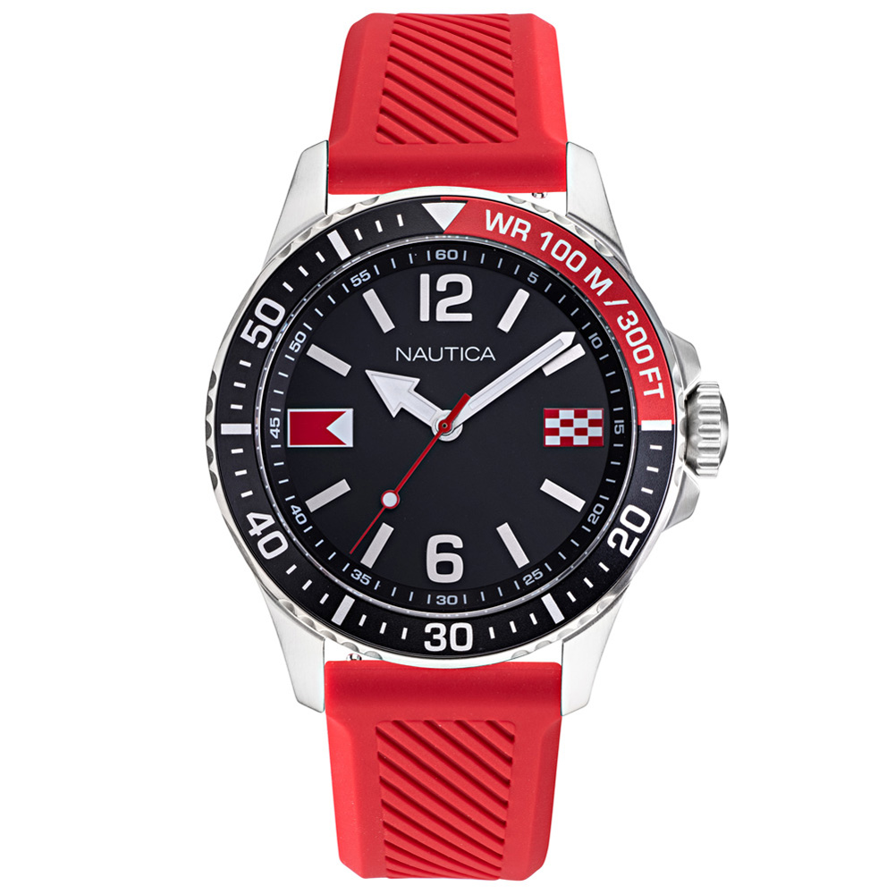 Nautica NAPFRB926 Pasek klasyczny zegarek srebrny - miniatura 9