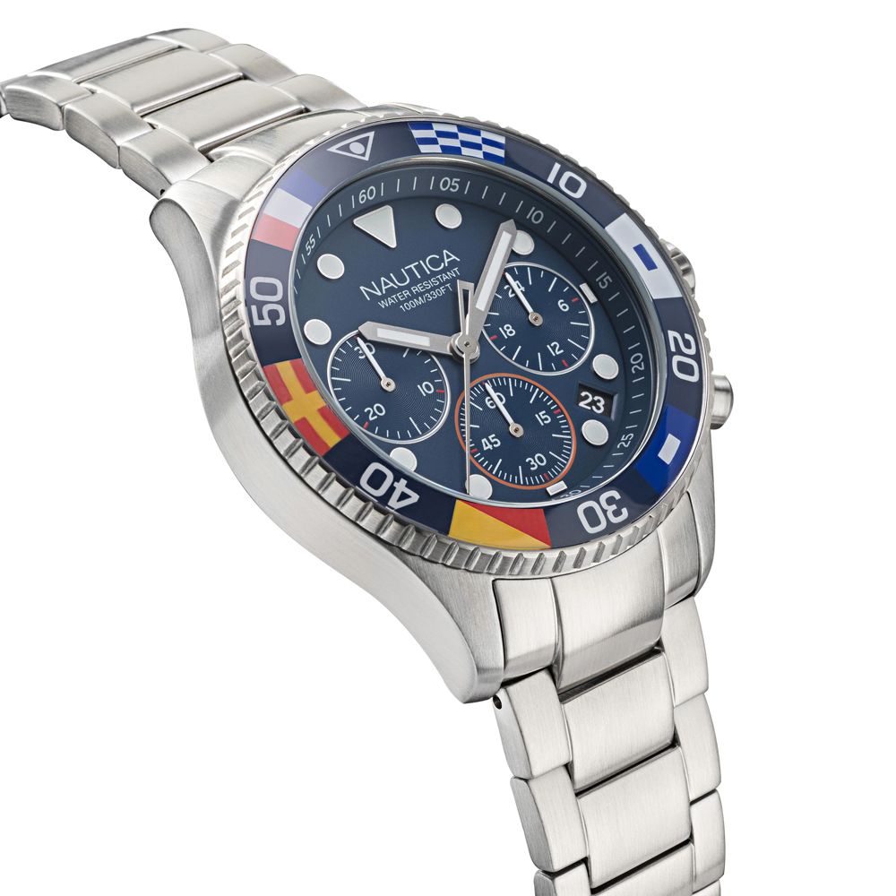 zegarek Nautica NAPWPF909 męski z chronograf Bransoleta - miniatura 3