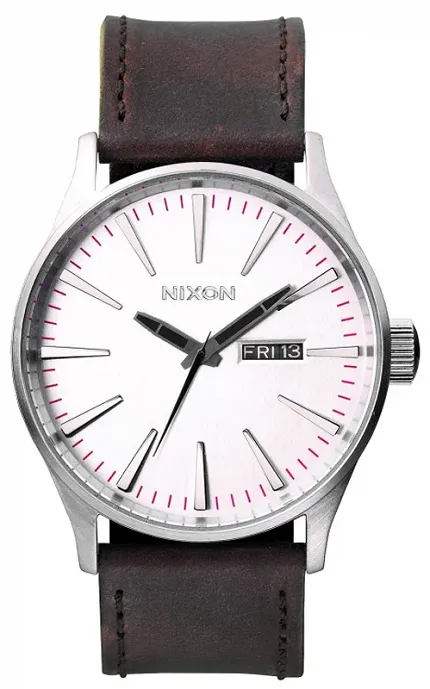 Nixon A105-1113 SENTRY LEATHER SET THE STUN - zdjęcie 1
