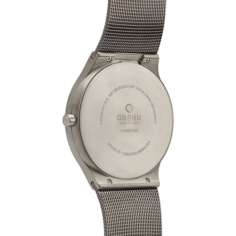Obaku Denmark V178GXTJMJ zegarek męski Slim - miniatura 2