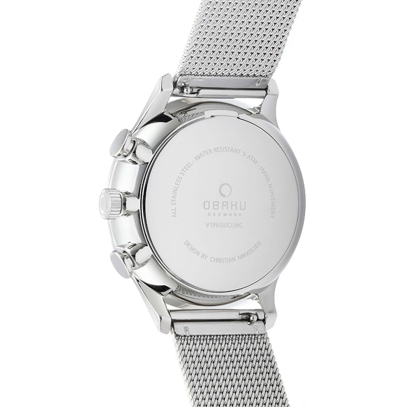 Obaku Denmark V196GUCLMC męski zegarek Slim bransoleta - miniatura 3