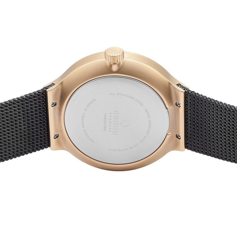 Obaku Denmark V229GMVBMB męski zegarek Slim bransoleta - miniatura 3