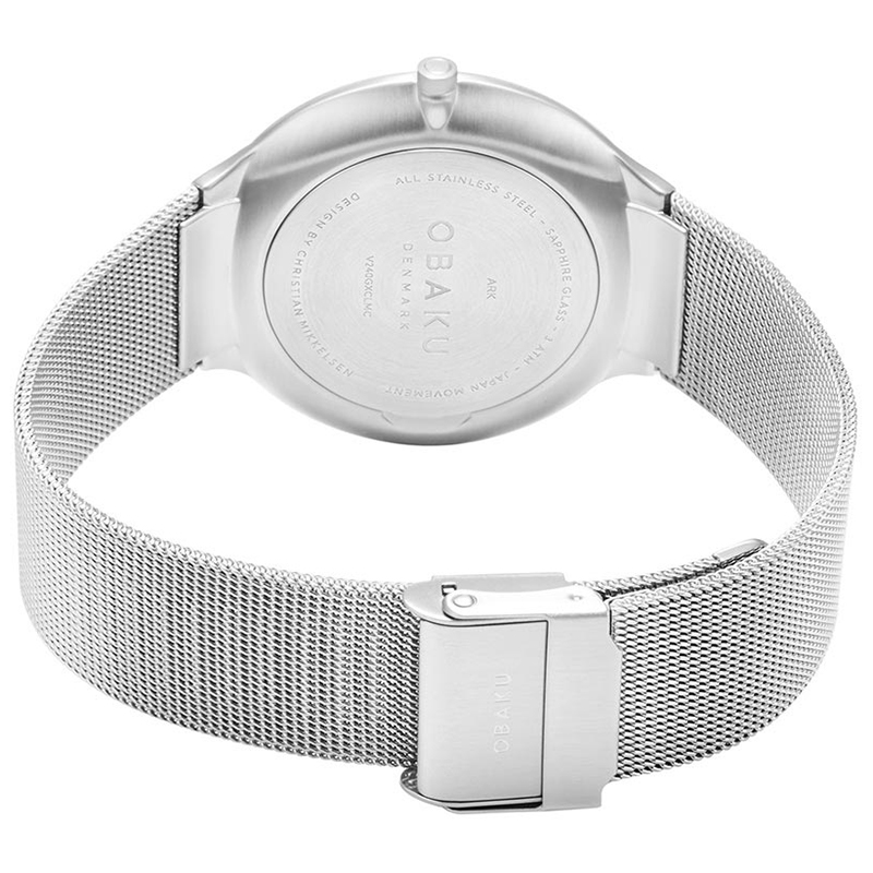 Obaku Denmark V240GXCLMC ARK - CYAN zegarek klasyczny Slim - miniatura 4
