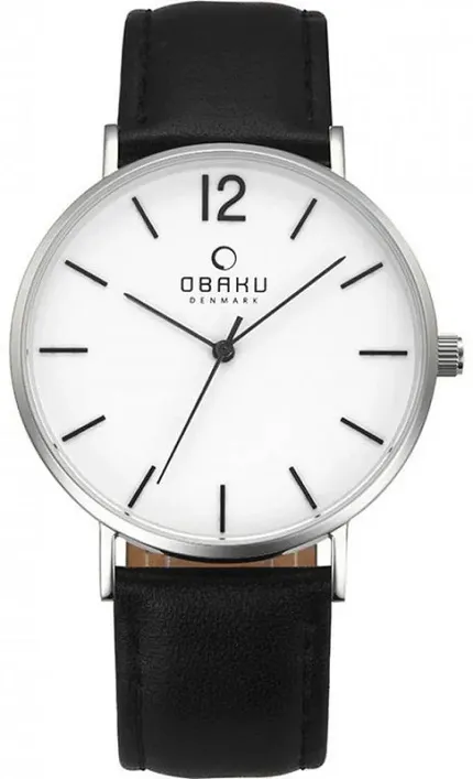 Obaku Denmark V197GXCWRB Slim MARK - BLACK - zdjęcie 1