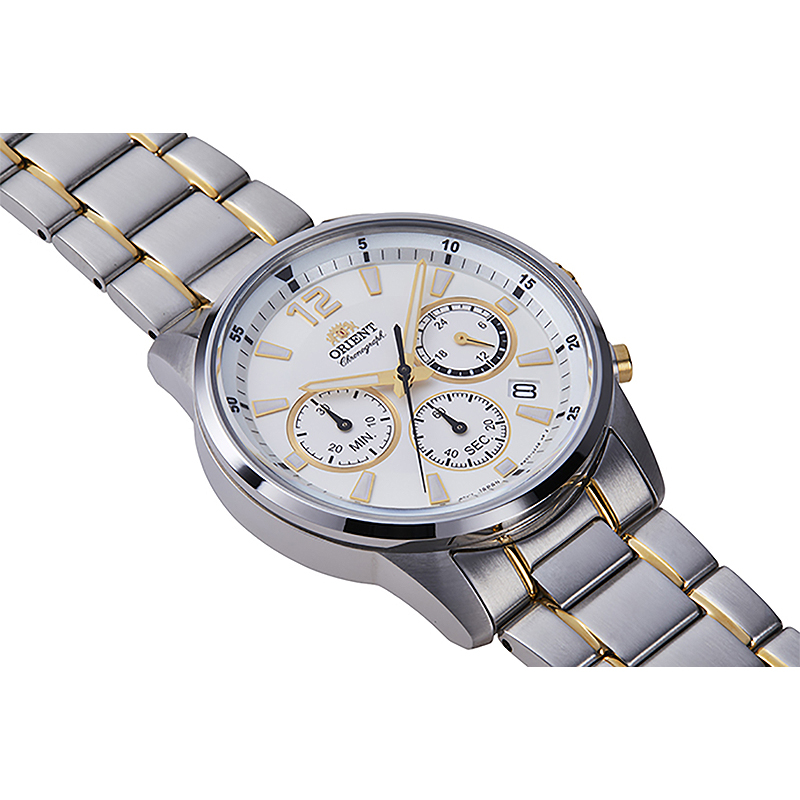 Orient RA-KV0003S10B zegarek srebrny sportowy Sports bransoleta - miniatura 5