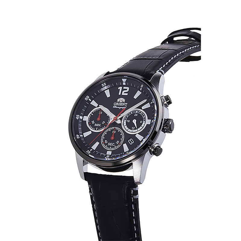 Orient RA-KV0005B10B zegarek srebrny sportowy Sports pasek - miniatura 5