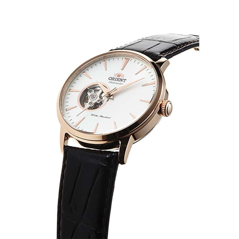 Orient FAG02002W0 zegarek różowe złoto klasyczny Contemporary pasek - miniatura 5