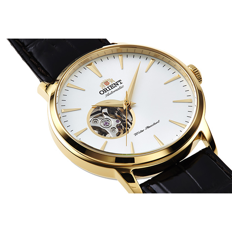 Orient FAG02003W0 zegarek złoty klasyczny Contemporary pasek - miniatura 5